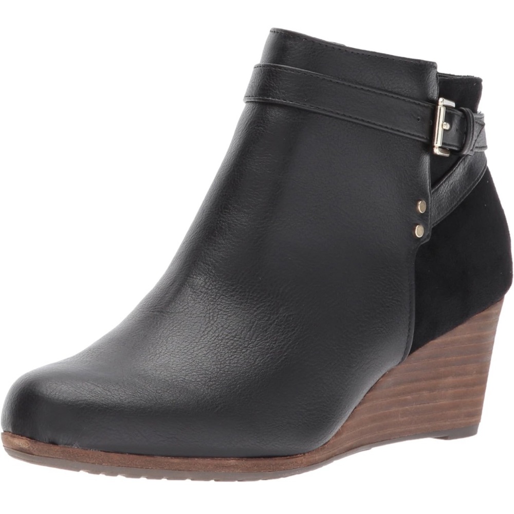 Dr. Scholl's Shoes Women's Double Boot size 11 Wide Black